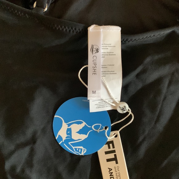 CUPSHE Women's One Piece Swimsuit Tummy Control V Neck Bathing Suits NWT - Picture 4 of 7